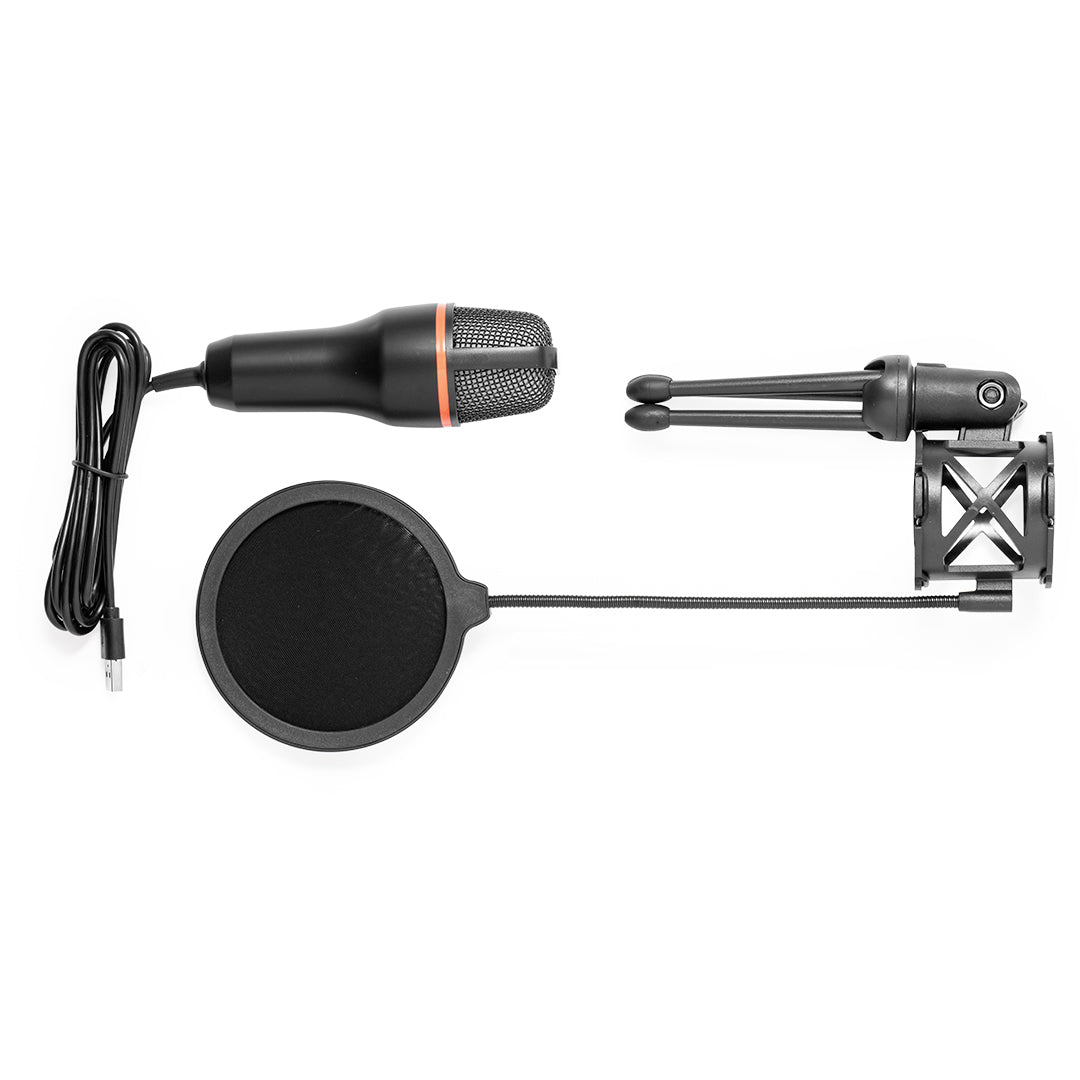 Microfone Condensador com luz led