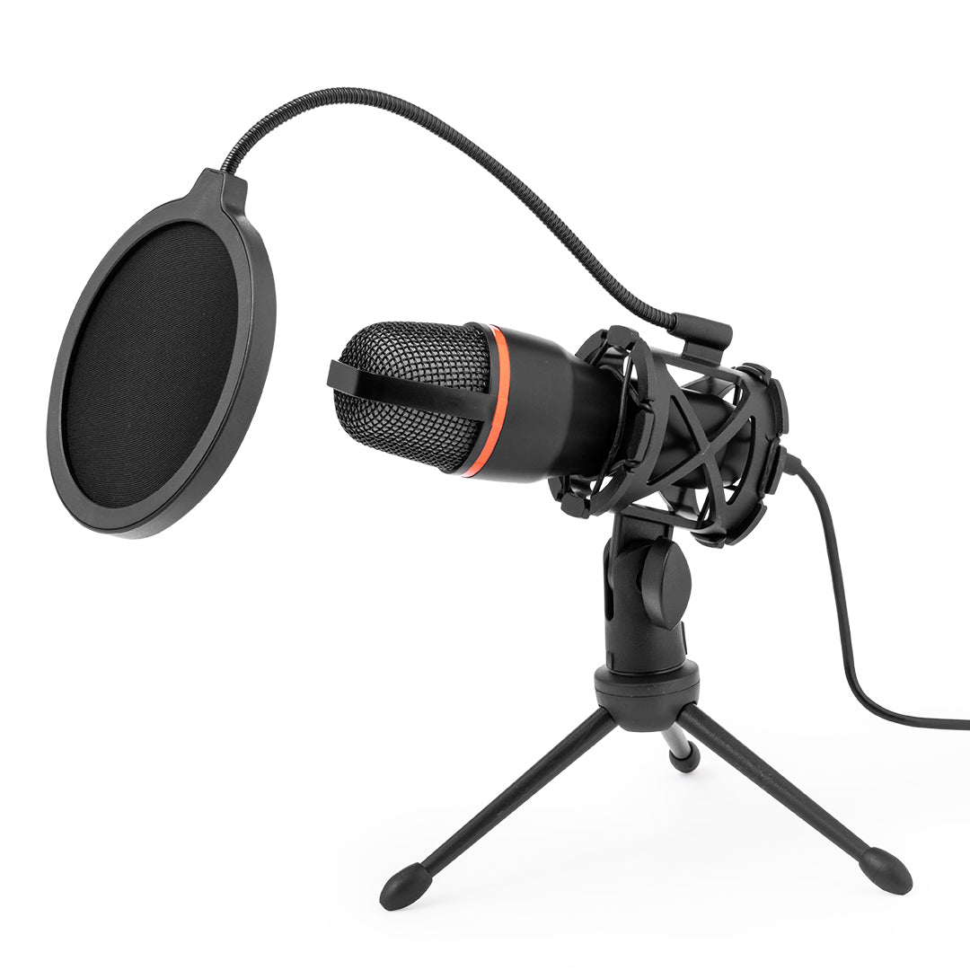 Microfone Condensador com luz led