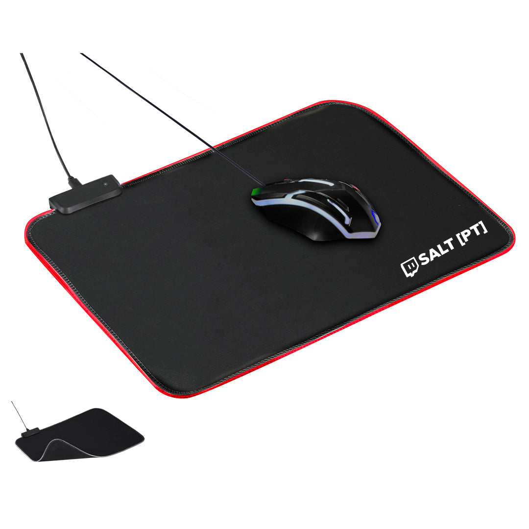 MousePad Gaming com luz led Personalizado