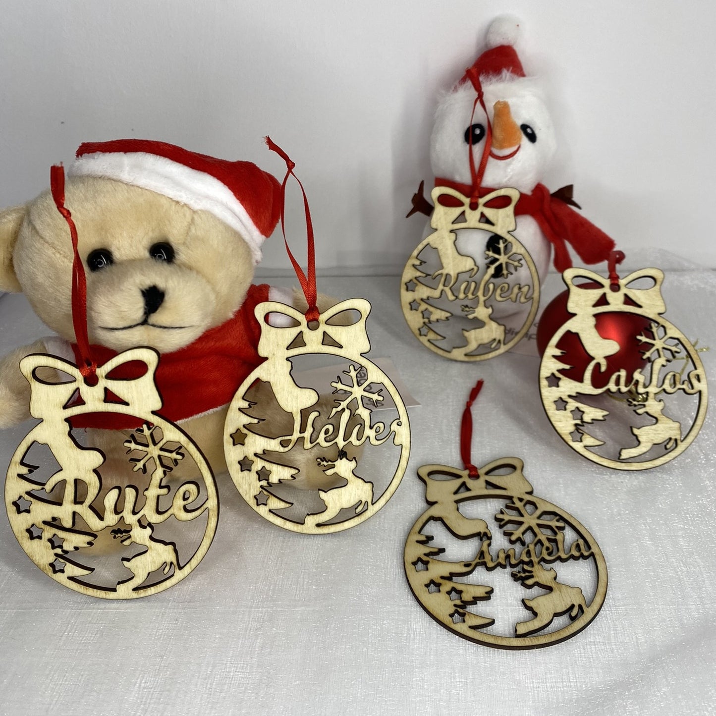 Bola de Natal Personalizada com Nome