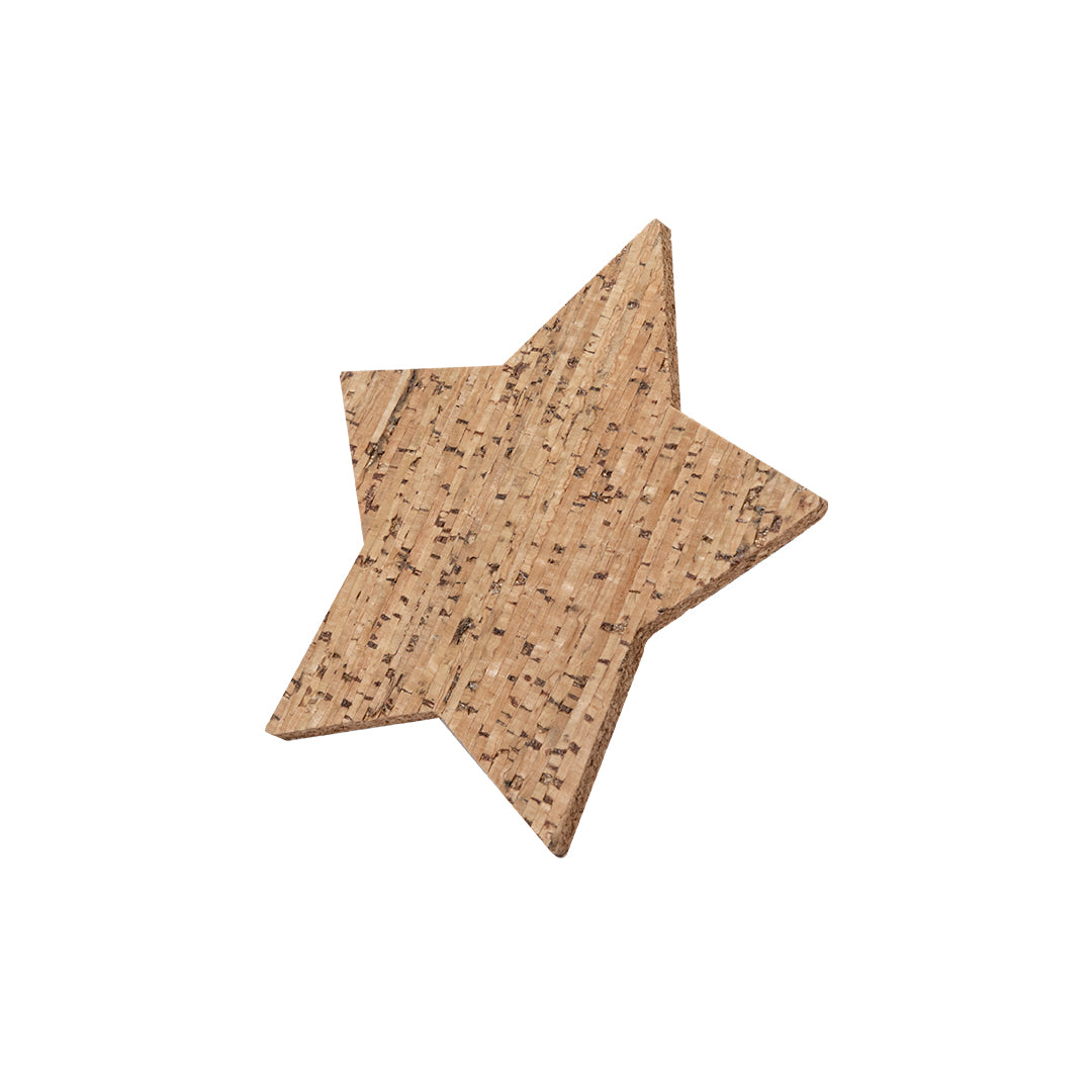 Base Copos de Cortiça em forma de Estrela de Natal