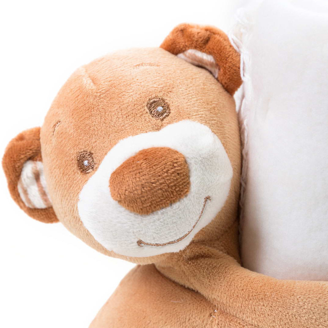 Manta com Urso de Peluche Personalizado com nome