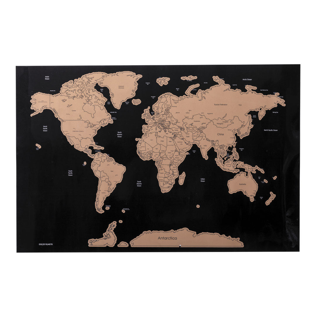 Mapa Mundo para raspar