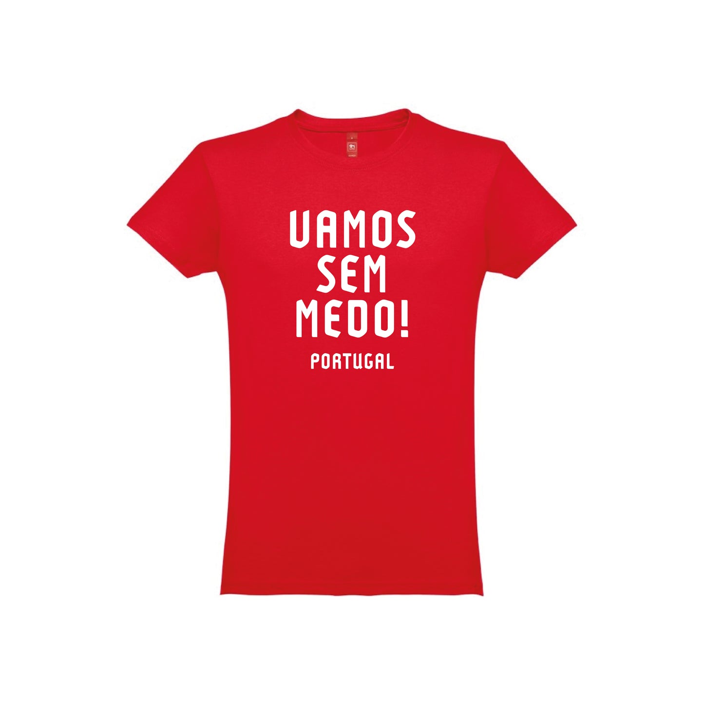 Tshirt Vermelha - Vamos Sem Medo Portugal