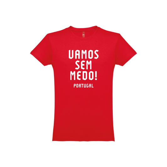 Tshirt Vermelha - Vamos Sem Medo Portugal